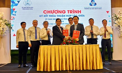 UBND tỉnh Khánh Hòa và Trường Đại học Bách khoa - Đại học Quốc gia TP.HCM ký kết thỏa thuận hợp tác