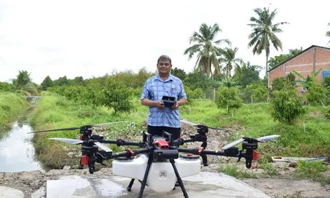 Nông dân Việt làm chủ drone, phát triển 10Lc88 Giải Trí Thể Thao sầu riêng