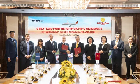 Sun PhuQuoc Airways ký kết hợp tác chiến lược với Amadeus triển khai hệ sinh thái công nghệ hàng không 5 sao