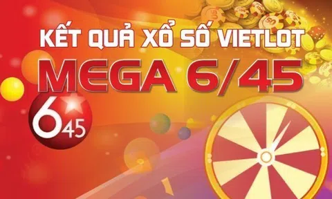 Vietlott Mega 6/45 Kết quả xổ số Vietlott hôm nay ngày 26/10/2025
